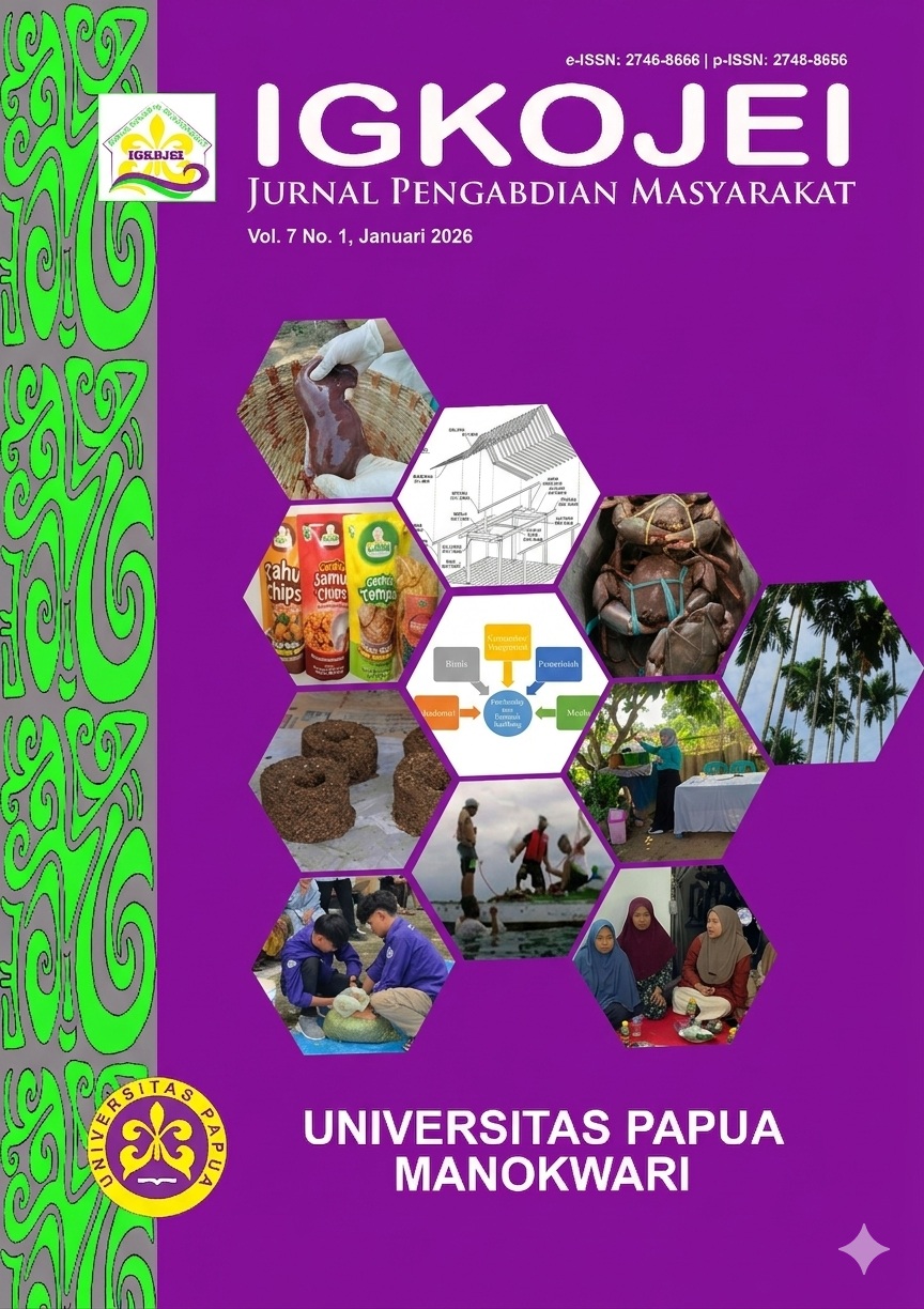 					View Vol. 7 No. 1 (2026): IGKOJEI: Jurnal Pengabdian Masyarakat
				